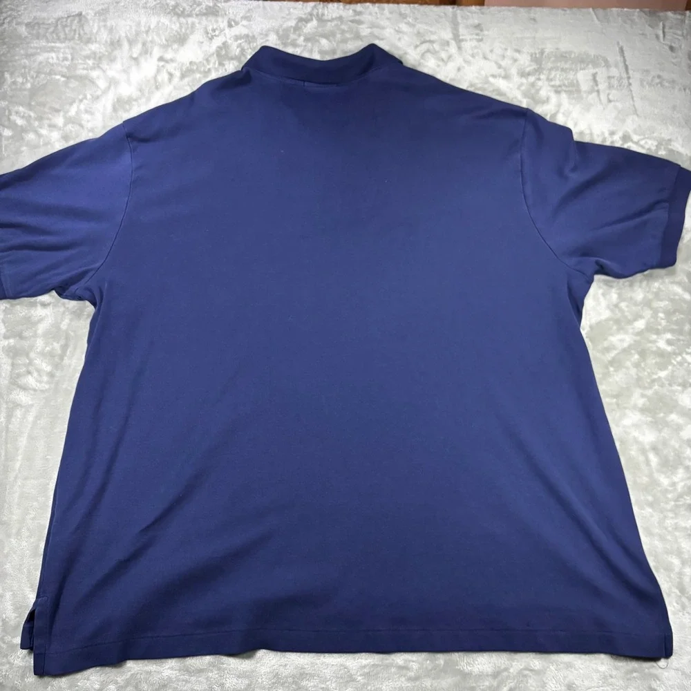 Polo Ralph Lauren Mens 2XB Navy Blue Short Sleeve Pony Logo Jersey Polo Shirt